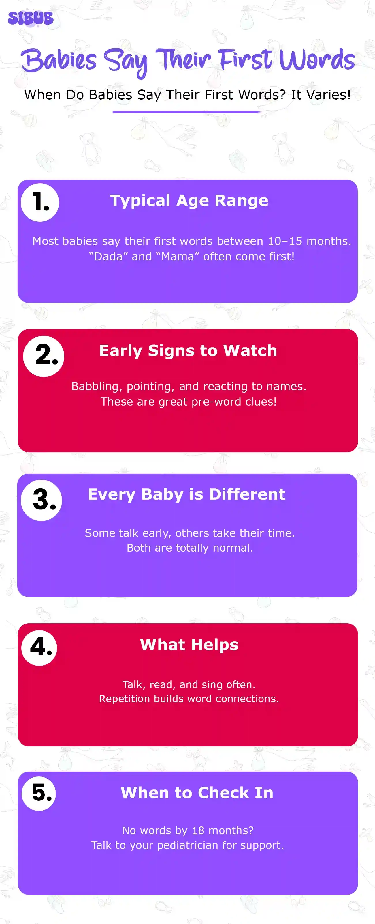 Baby First Words How Babies Start Talking