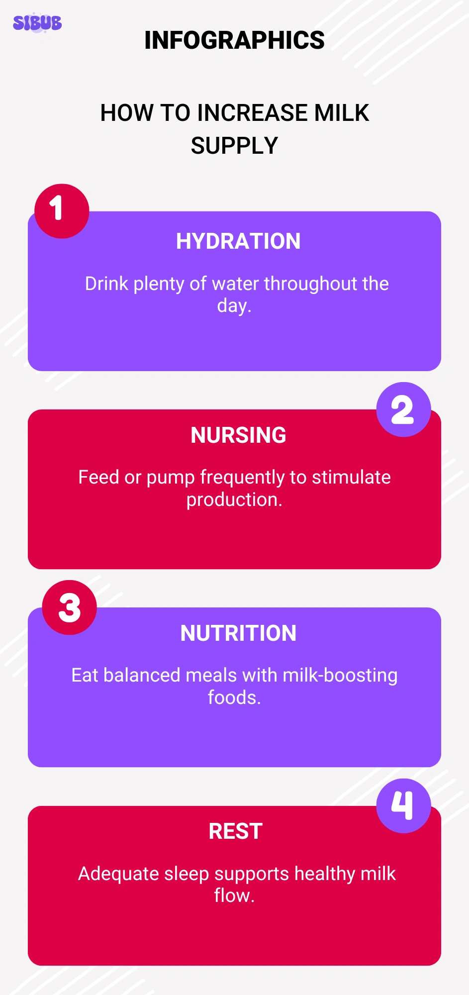 how to increase milk supply